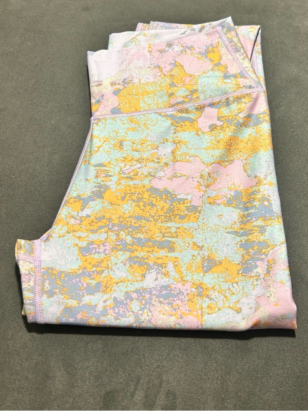 Fabletics Pastel Marble Leggings High Waisted Yoga Gym Activewear Small